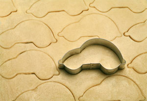 car shaped cookie cutter